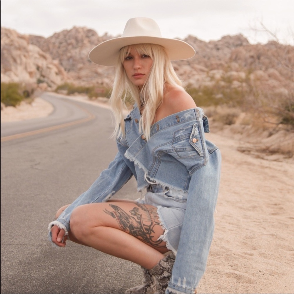 lack of color | montana hat in ivory